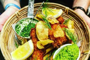Bistromeny på Göstas restaurang Restaurang på Smögen